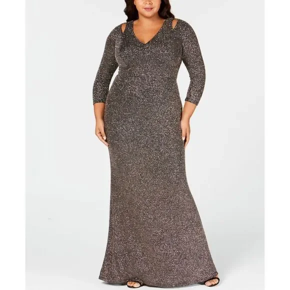 Calvin Klein | Dresses | Calvin Klein Womens Plus Size Cutout Glitter Gown Black Size 6 16w | Poshmark Calvin Klein | Dresses | Calvin Klein Womens Plus Size Cutout Glitter Gown Black Size 6 16w | Poshmark